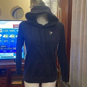 Gymshark Black Hoodie Small